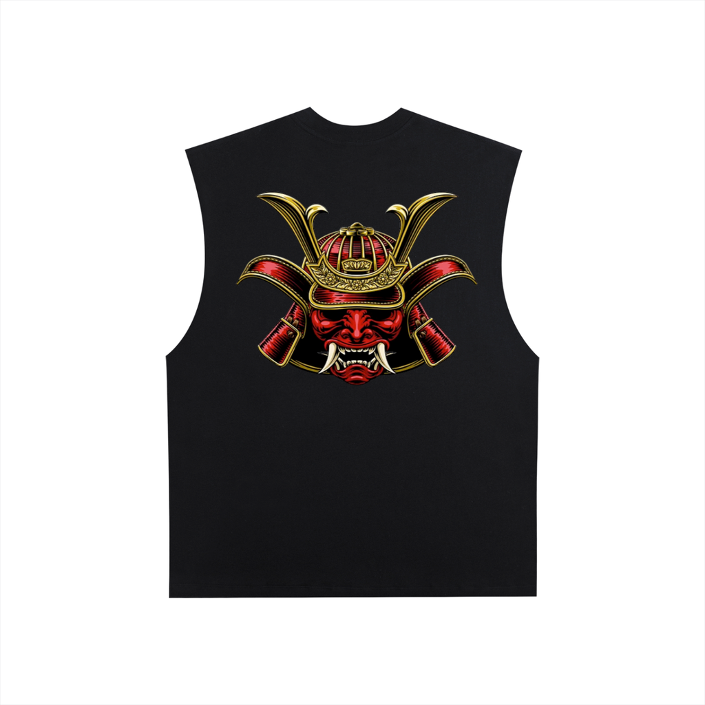 Raw Edge Cotton Tank Top