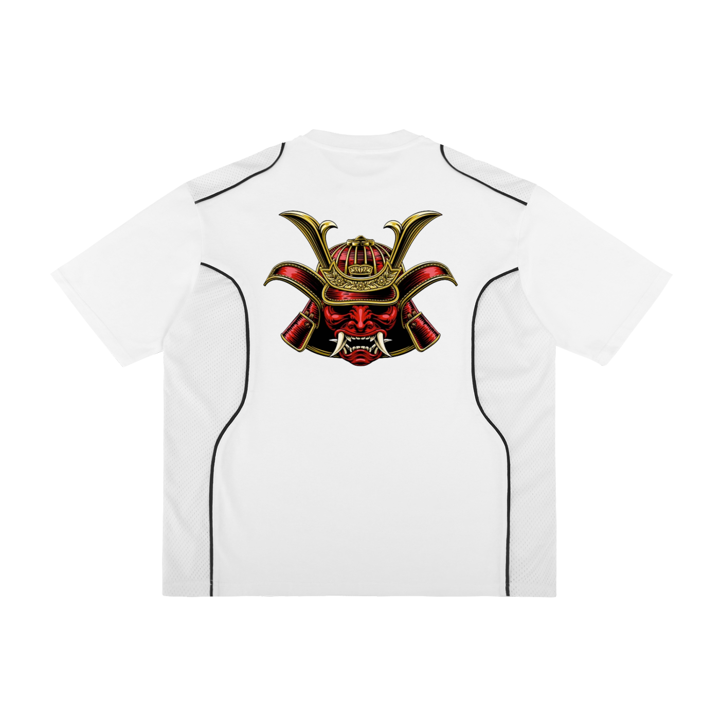 Contrast Piped Panel T-Shirt