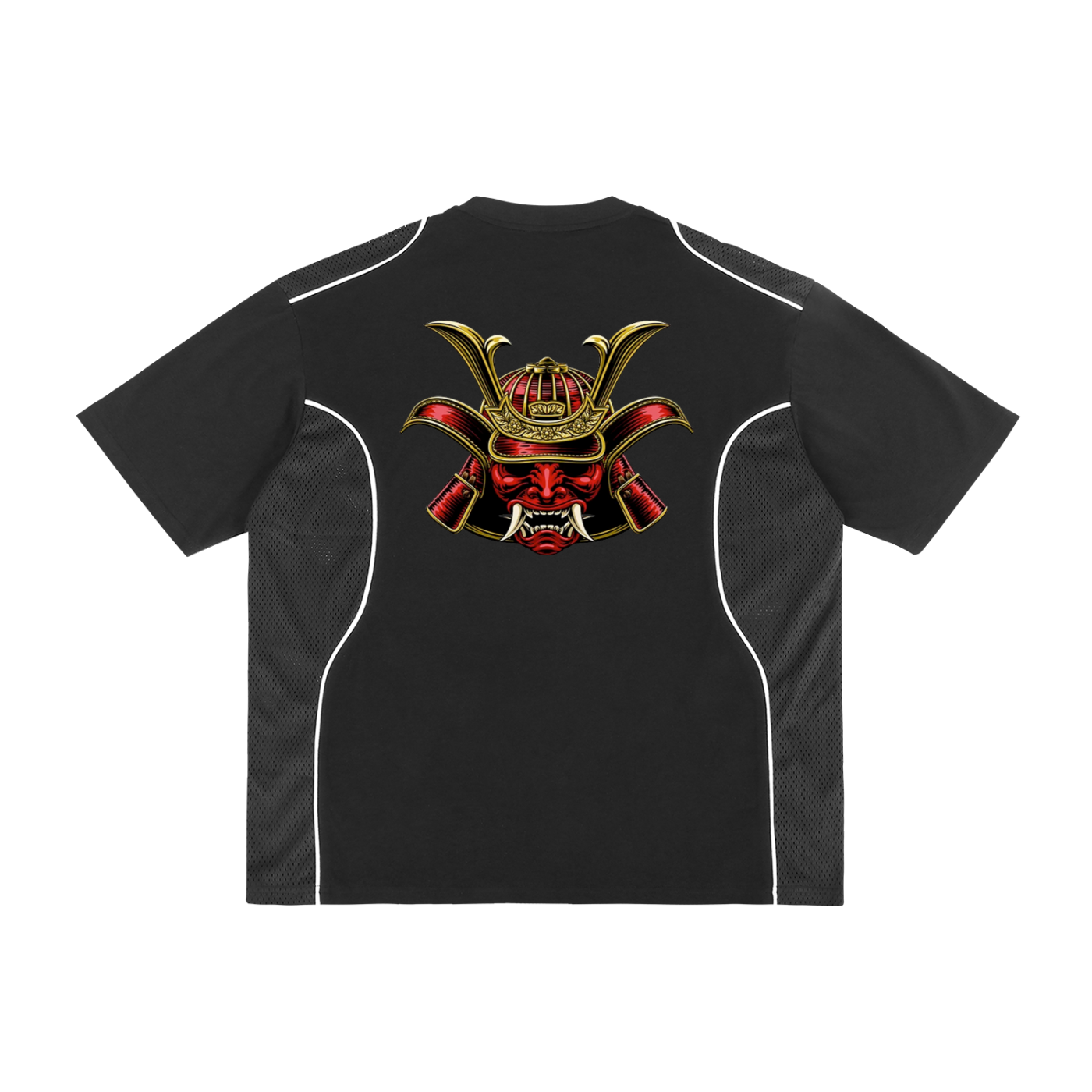 Contrast Piped Panel T-Shirt