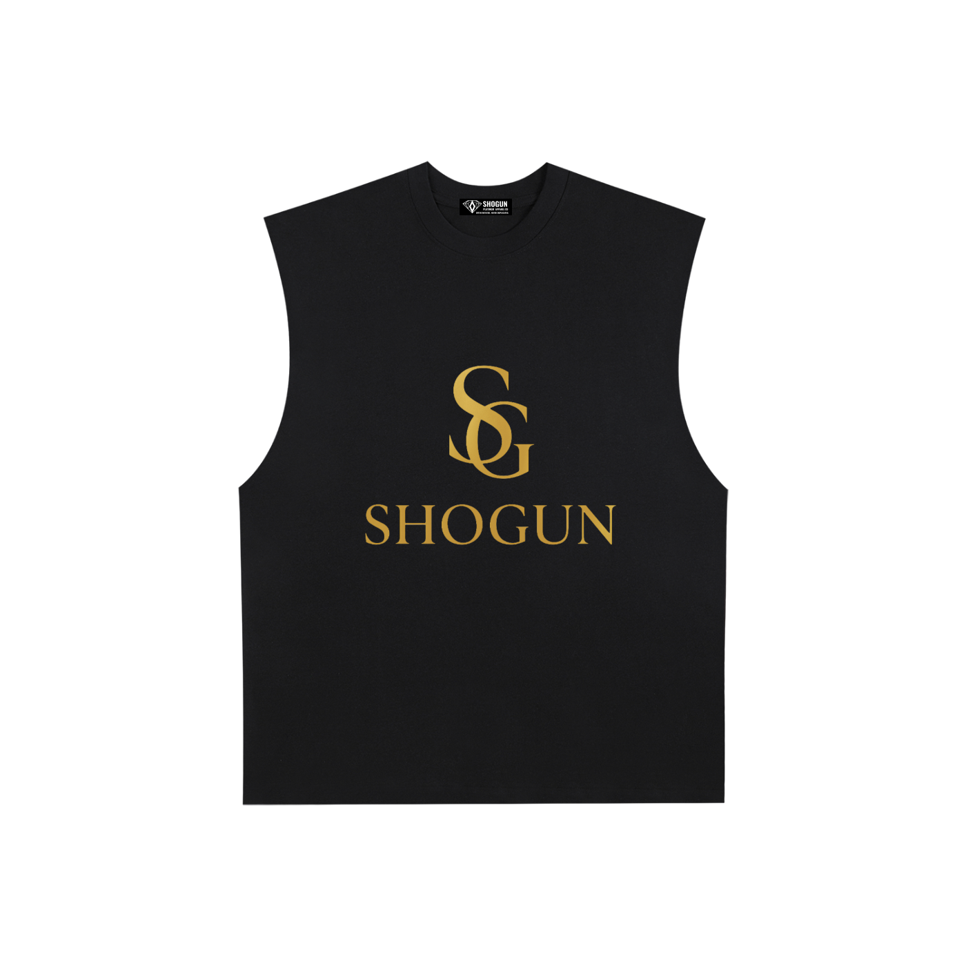Raw Edge Cotton Tank Top