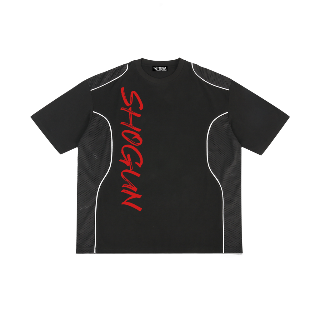 Contrast Piped Panel T-Shirt