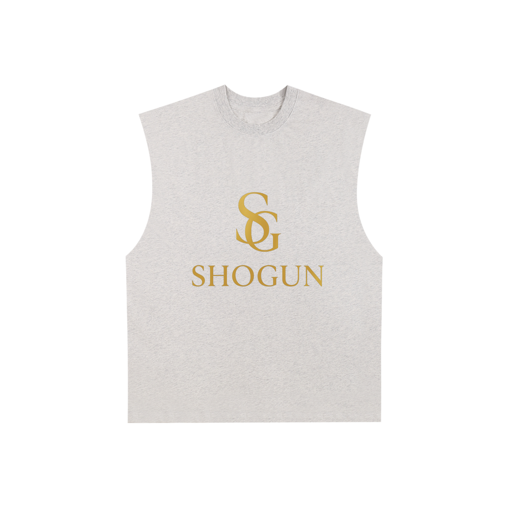 Raw Edge Cotton Tank Top