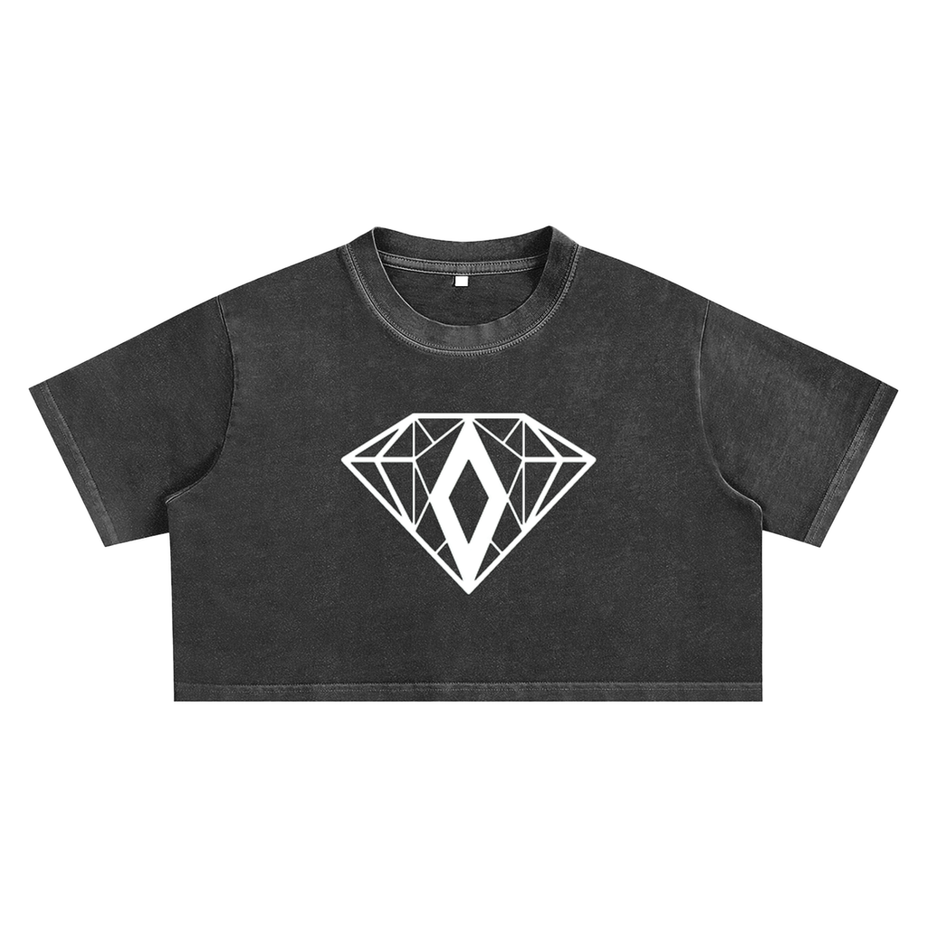 Snow Washed Crop Top