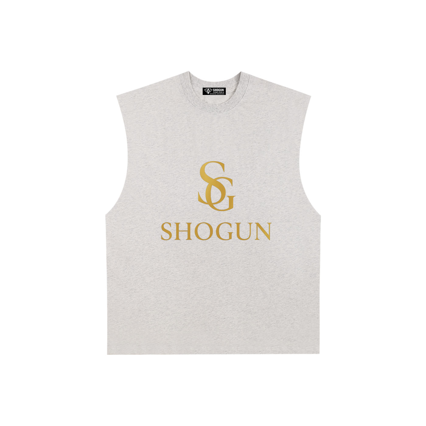 Raw Edge Cotton Tank Top
