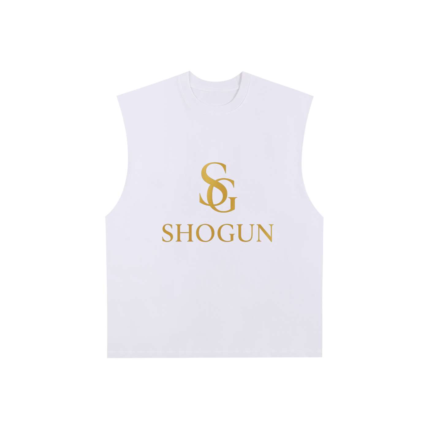 Raw Edge Cotton Tank Top
