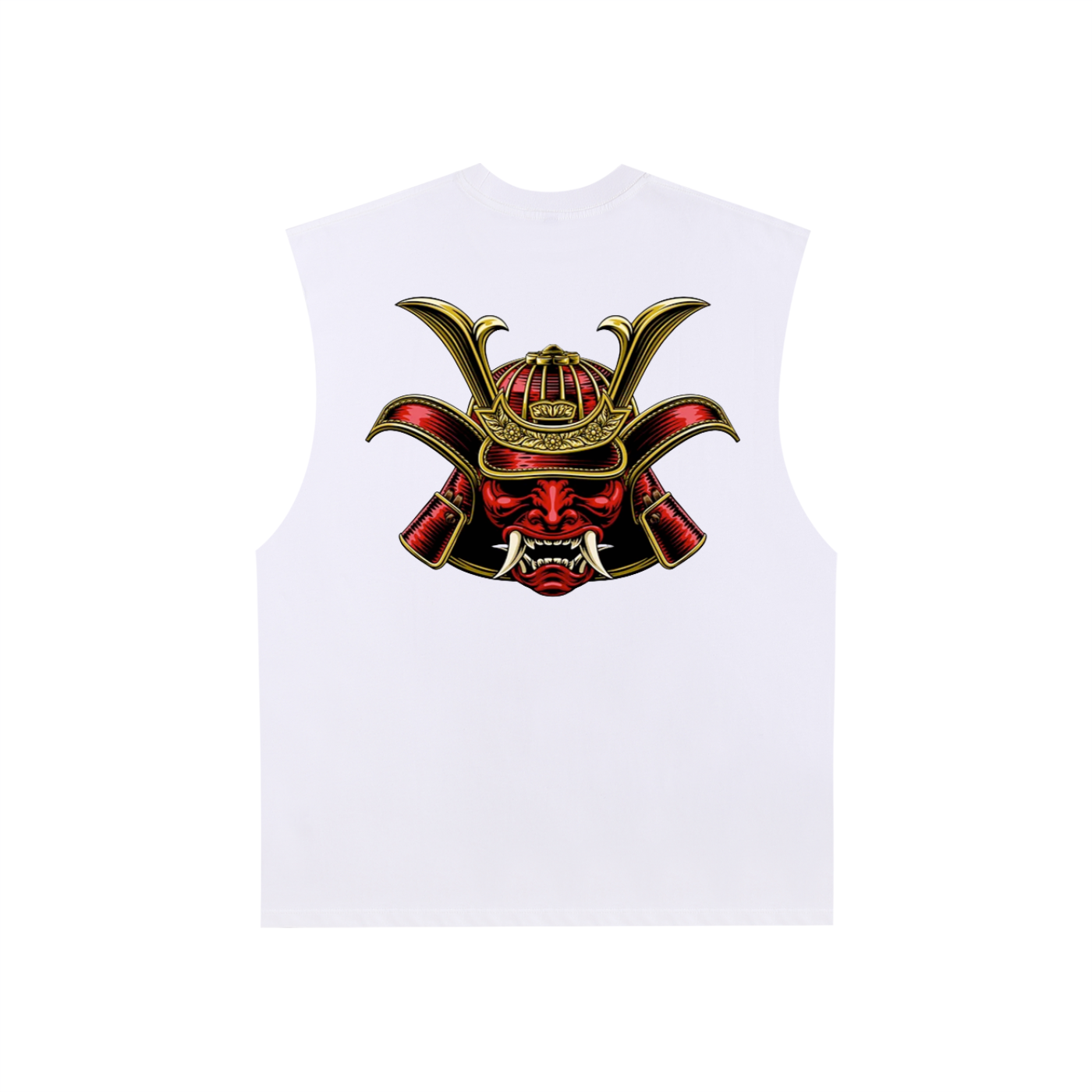 Raw Edge Cotton Tank Top